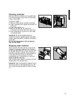 Preview for 13 page of Zanussi TCS 674 E Installation And Instruction Manual