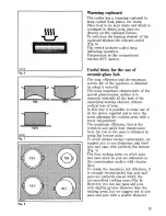 Preview for 13 page of Zanussi VC19M Instructions For The Use And Care