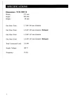 Preview for 4 page of Zanussi VCH 3005 RSS Instruction Booklet