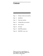 Preview for 3 page of Zanussi VF 45 Instructions For The Use And Care