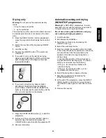 Preview for 22 page of Zanussi WD1009 User Manual