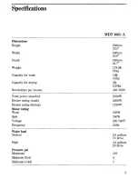 Preview for 5 page of Zanussi WDT 1061/A Instructions For Use And Care Manual