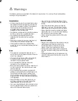 Preview for 4 page of Zanussi WE1200 User Manual