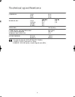 Preview for 6 page of Zanussi WE1200 User Manual