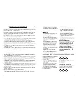 Preview for 3 page of Zanussi ZA 26 S3 Instruction Booklet