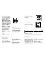 Preview for 8 page of Zanussi ZA 26 S3 Instruction Booklet