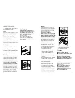 Preview for 9 page of Zanussi ZA 32 S4 Instruction Booklet