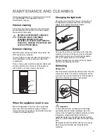 Preview for 9 page of Zanussi ZA 34 S Instruction Booklet