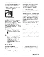 Preview for 6 page of Zanussi ZBB27640SA User Manual