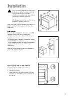 Preview for 20 page of Zanussi ZBF 760 Operating And Installation Manual