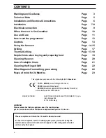 Preview for 3 page of Zanussi ZBS 701 Operating And Installation Manual