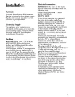 Preview for 3 page of Zanussi ZC75R - Z75R - ZR 25 Instructions For The Use And Care