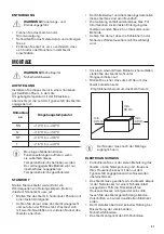 Preview for 41 page of Zanussi ZCAN10FW1 User Manual