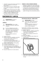 Preview for 58 page of Zanussi ZCAN10FW1 User Manual