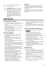 Preview for 57 page of Zanussi ZCAN15EW1 User Manual