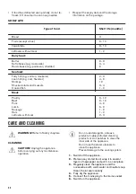 Preview for 58 page of Zanussi ZCAN15EW1 User Manual