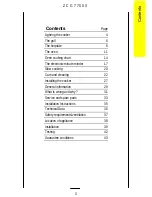 Preview for 3 page of Zanussi ZCG 7700X Operating Instructions Manual