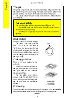 Preview for 6 page of Zanussi ZCG 7700X Operating Instructions Manual