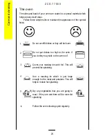 Preview for 24 page of Zanussi ZCG 7700X Operating Instructions Manual