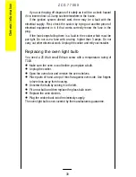 Preview for 30 page of Zanussi ZCG 7700X Operating Instructions Manual