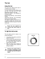 Preview for 12 page of Zanussi ZCG7551 User Manual