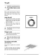 Preview for 14 page of Zanussi ZCG7551 User Manual