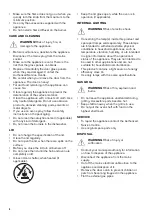 Preview for 6 page of Zanussi ZCG91016XA User Manual