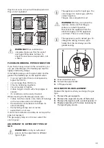 Preview for 21 page of Zanussi ZCG91016XA User Manual