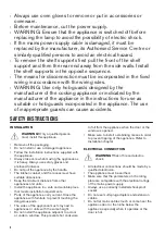 Preview for 4 page of Zanussi ZCI66280WA User Manual