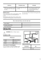 Preview for 19 page of Zanussi ZCV46050WA User Manual