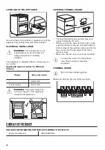 Preview for 20 page of Zanussi ZCV46050WA User Manual