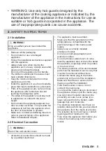 Preview for 5 page of Zanussi ZCV66050WA User Manual