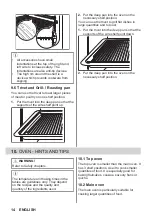 Preview for 14 page of Zanussi ZCV66050WA User Manual