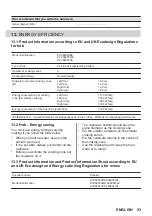 Preview for 23 page of Zanussi ZCV66050WA User Manual