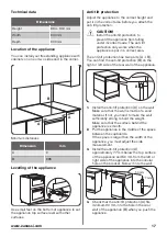 Preview for 17 page of Zanussi ZCV680TCXA User Manual