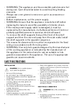 Preview for 4 page of Zanussi ZCV69360WA User Manual