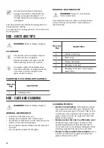 Preview for 10 page of Zanussi ZCV69360WA User Manual