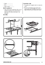 Preview for 9 page of Zanussi ZEV6340XBS User Manual