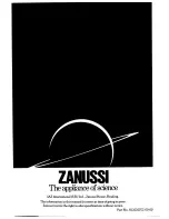 Preview for 20 page of Zanussi ZF36/45 Instructions For The Use And Care