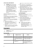 Preview for 42 page of Zanussi zfc26400wa User Manual