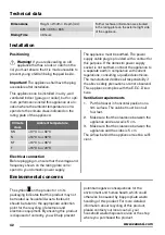 Preview for 42 page of Zanussi ZFC321WA1 User Manual