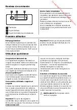 Preview for 23 page of Zanussi zfc51400wa User Manual