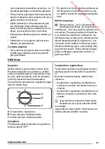 Preview for 41 page of Zanussi zfc51400wa User Manual