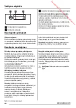 Preview for 42 page of Zanussi zfc51400wa User Manual