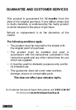 Preview for 23 page of Zanussi ZFPTH1 Manual & Safety Instructions