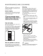 Preview for 8 page of Zanussi ZFR 67 Instruction Booklet