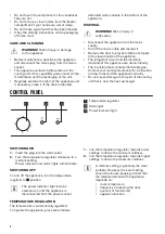 Preview for 4 page of Zanussi ZFU23403WA User Manual