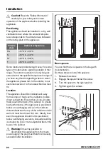 Preview for 20 page of Zanussi ZFU25200 User Manual