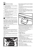 Preview for 42 page of Zanussi ZFX 305 W Instruction Book