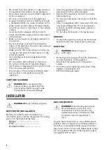 Preview for 6 page of Zanussi ZGO68332BA User Manual